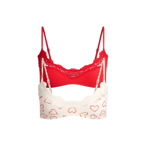 SKIMS Праздника Fw25 FITS EVERYBODY Кружево Scoop Бюстгальтер 2 шт Женские 2 шт