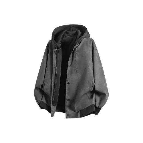 MONTVOO Унисекс Кожаные Куртки