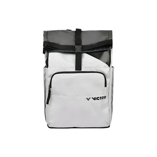 Victor Бадминтон Ракетки Сумки 3 Пачки Спортивный Стиль Рюкзак Светло-Серый Темно-Серый Унисекс