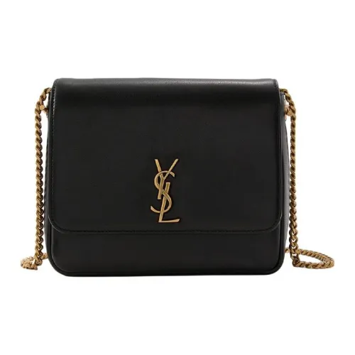 SAINT LAURENT Flip-сумка на плечо Женская Черная