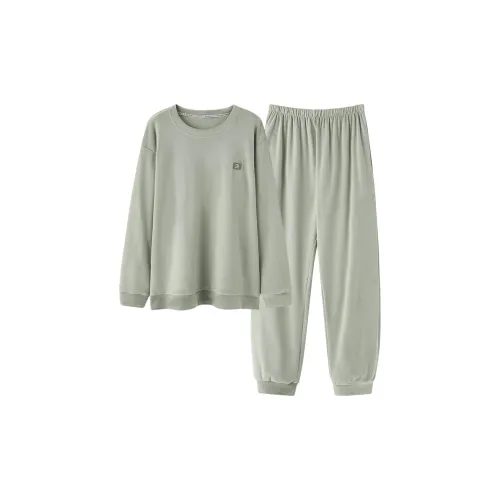 WANANNI Светло-зеленый Мужской Пижамный комплект