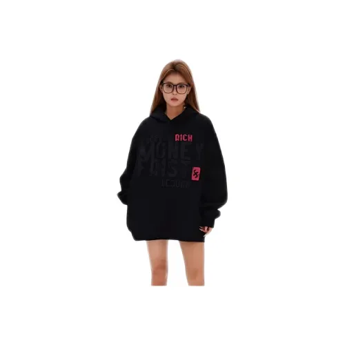 GOYN Черный флис с подкладкой школьные свитшоты