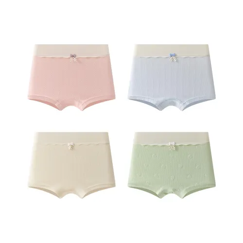 Хлопок Трусы 4 Пачки Подростки