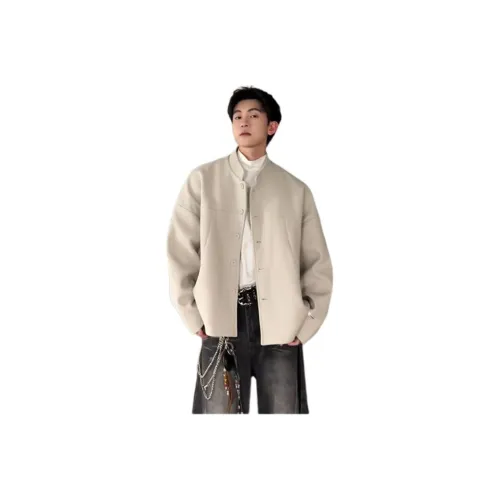 TUOFEI Бежевый Утепленный Унисекс Куртки