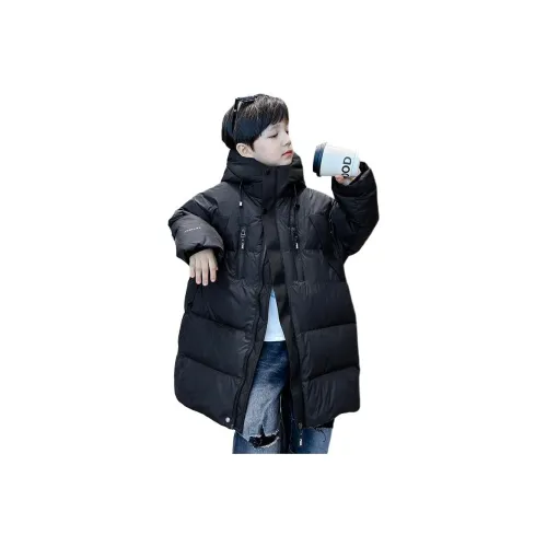 Puppytown Черный Пух Пуховые куртки для школьного возраста
