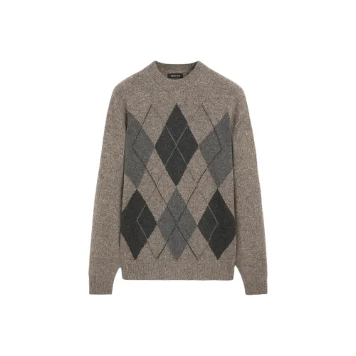 Massimo Dutti Коричневый Мужской Трикотаж