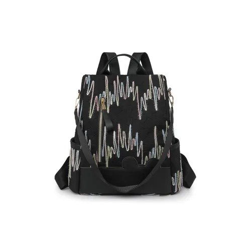SMVP Трикотажная ткань Рюкзак Стандартный Женский Многоцветный