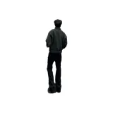 Black Осенний Зимний Флисовая Подкладка