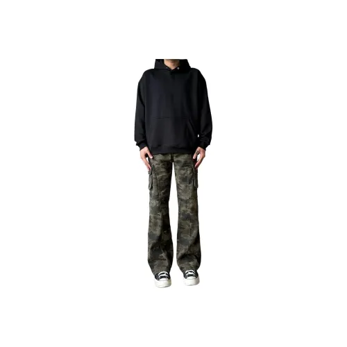 DUATOGE Камуфляжный кофейный полупластичный пояс Мужские джинсы