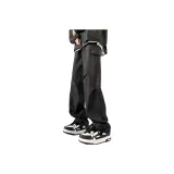 Абсолютно Черный/Роскошная Уличная Мода Улучшенный [Весенний Летний Ice Silk Высококачественный]