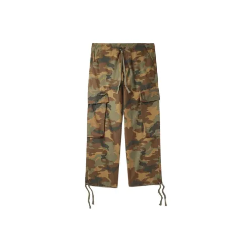 GREG LAUREN Широкие брюки Камуфляж Хлопок Cargo Trousers Брюки карго Мужской