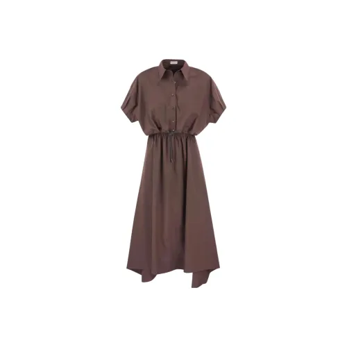 BRUNELLO CUCINELLI Наборы одежды Коричневый Женские Юбка Комплекты