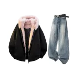 Черный Розовый Гора Hawk + Синий Деним