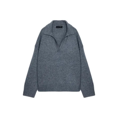 ZARA Collaboration Синий Серый Женский Трикотаж