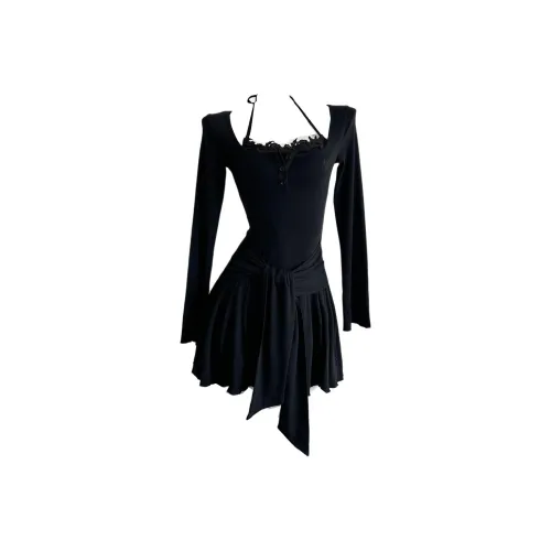 ZUKIZUKI Длинное платье с длинными рукавами женское