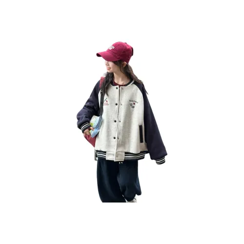 TAOTIANMAO Фотиния Серый Пальто KIDS Утеплённые куртки