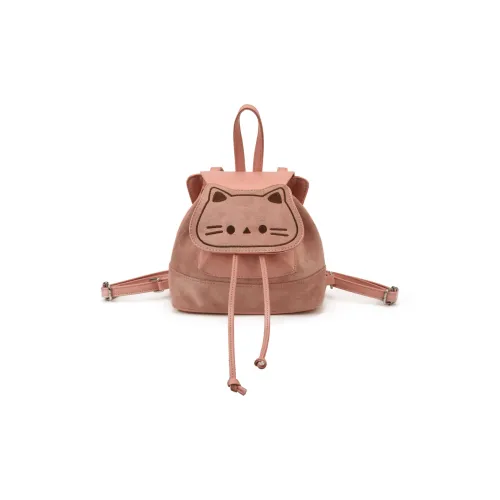 TOUTSEUL YOLO ПУ (полиуретан) с замшей рюкзак женский розовый хаки кофейно-коричневый