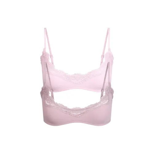 SKIMS Праздника Fw25 FITS EVERYBODY Кружево Scoop Бюстгальтер 2 шт Женские 2 шт