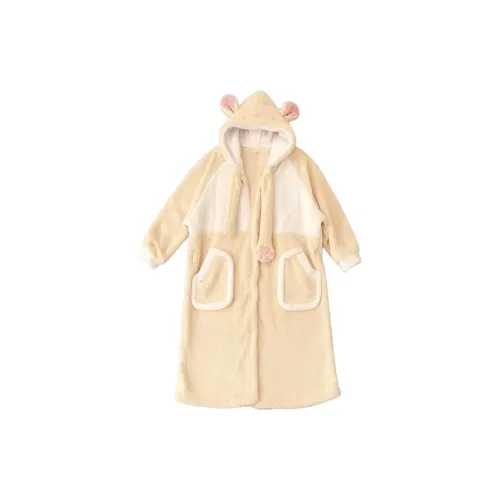 Mu Qingqing Hamster Сон Сиреневый Женские Банные халаты