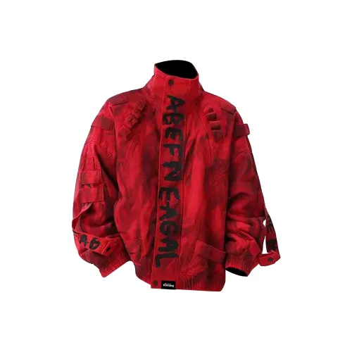 TESTUNG Красный Основной С флисовой подкладкой Унисекс Куртки