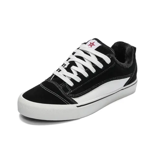 VANSSI Fashion Trend Versatile Платформа Кеды С флисовой подкладкой Скейтборд Кроссовки Унисекс