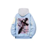 Light Blue [Thickened и с флисовой подкладкой тяжелый] (в комплекте с высоким качеством тяжелый бело-серый свитшот Фотиния)