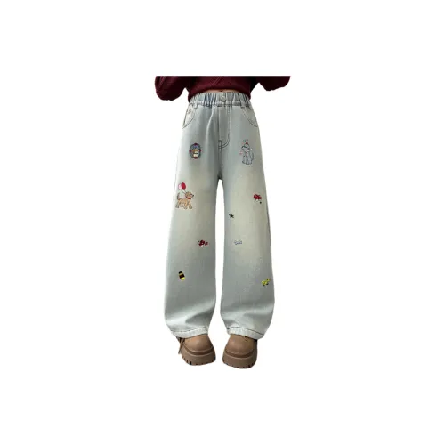 Little Redfish Изображение Цвет С флисовой подкладкой Школьный возраст Джинсы