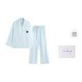 Синий, полосы, узор, черный, кошка, длинный, звездная коробка