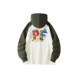 Темно-зеленый и абрикос