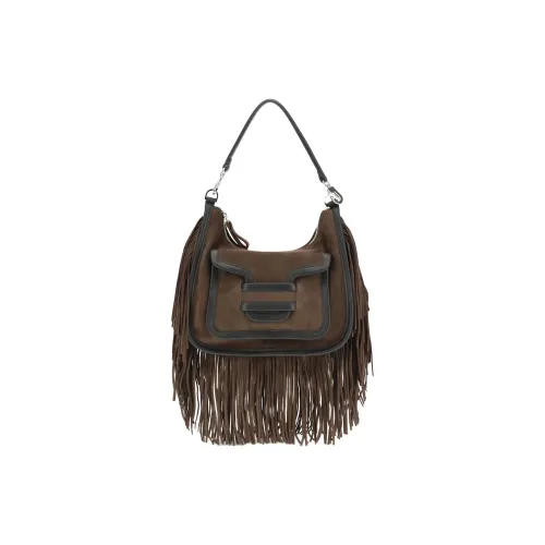 Pierre Hardy Телячья кожа Сумка через плечо Женская Черная Коричневая