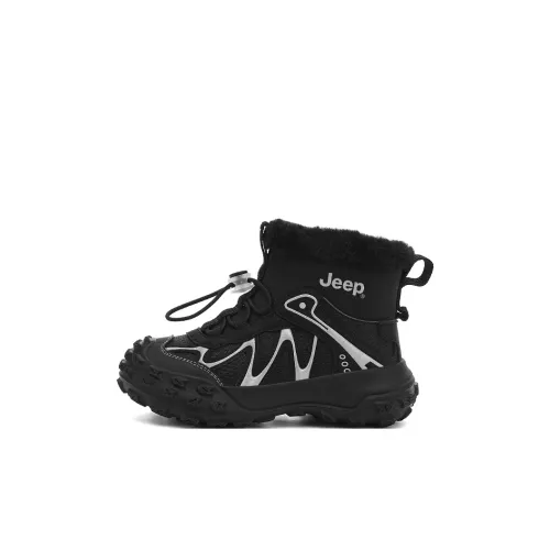 JEEP Explorer 2,0 Противоскользящие Водонепроницаемые Термальные Высокие Снежные Ботинки для Детей