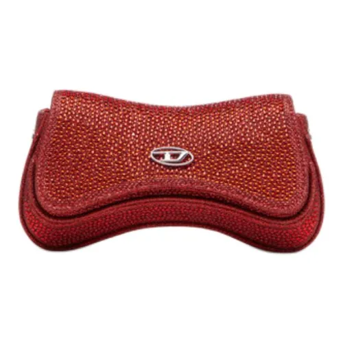 DIESEL Полиэстер Через плечо Клатч Мини Женский Красный