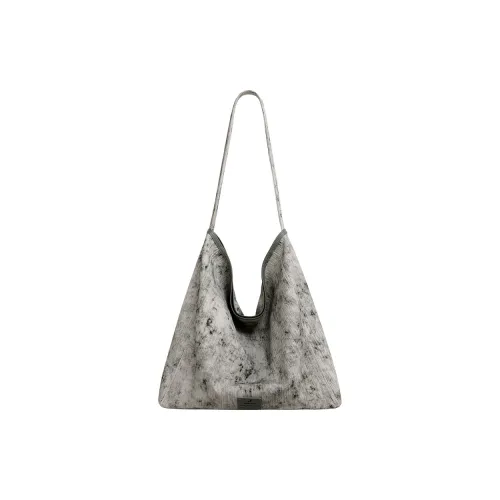 Miao Di Ткань Сумка через плечо Стандартная Женская Серый Чернила