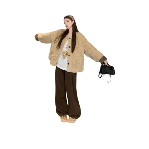 ORANDOR WEAR Бархат Feel Пальто Женское