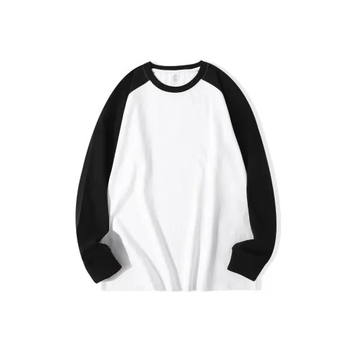 ZHONGBANGJICHU Черный Белый Унисекс T-рубашки