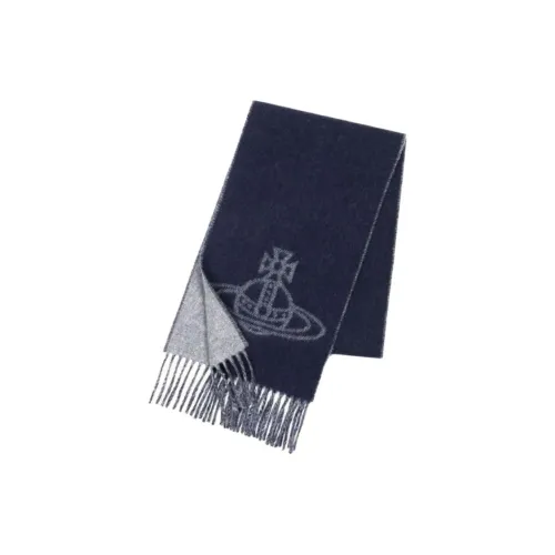 Вивьен Вествуд Knit Scarves Унисекс Рудый Серый