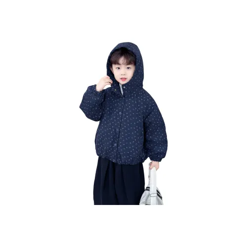 Lanza Повседневный Хлопковый пуховик Зимний Темно-синий Детский для детей 3-7 лет