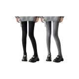 [2 упаковки, 340 г] Черные носки с рисунком + Светло-серые с вырезом на пятке