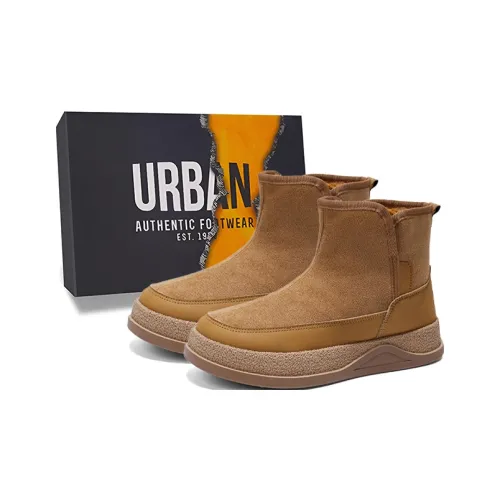 URBAN AUTHENTIC Термический Износостойкий Увеличивающий Высоту Покрытие Колено Высокие Снеботуфли Мужские