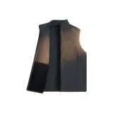 [Двусторонний флис] Темно-серый (Лев с текстурированным логотипом на груди)