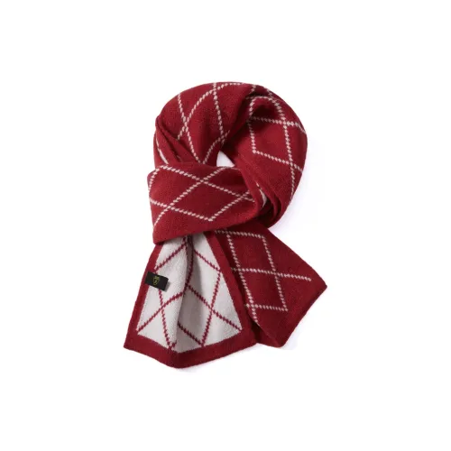 AUTOMOBILI LAMBORGHINI Шарфы из трикотажной шерсти Унисекс