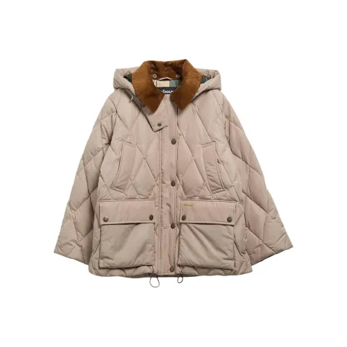 BARBOUR Бежевый Женские пуховики