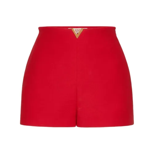 Valentino Повседневные шорты Женские Red