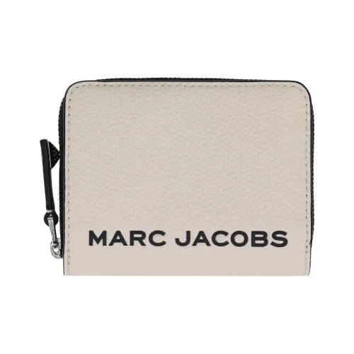 MARC JACOBS Логотип Этикетка Кошелек Мини Женский Бежевый