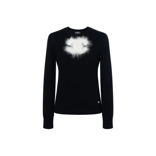 CHANEL Черные Женские Свитеры