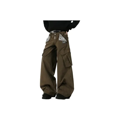 Double Dealer Коричневый Унисекс Джинсы