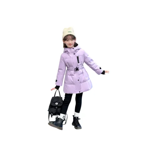 Yalu Фиолетовый Школьный возраст Утеплённые куртки