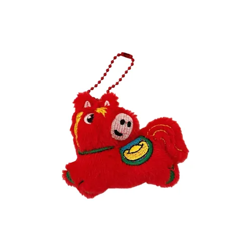 CHUNTUSHU Милый брелок в виде лошади плюшевый подвеска длина корпуса 7 см