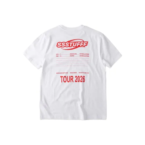 SSSTUFFF Белый Унисекс T-рубашки