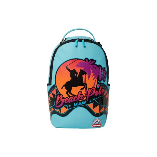 SPRAYGROUND Ralph Lauren Коллаборация Веганская кожа Рюкзак Унисекс Многоцветный